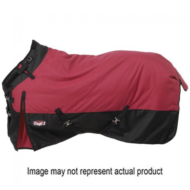 Tough 1 Turnout Blanket, Heavyweight, Waterproof, 81 in, Poly, Black