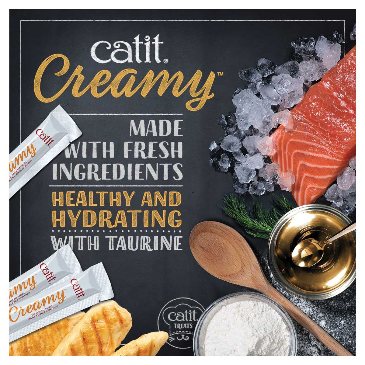 Catit Cat Treat, Chicken and Shrimp Flavor, 12 Tube