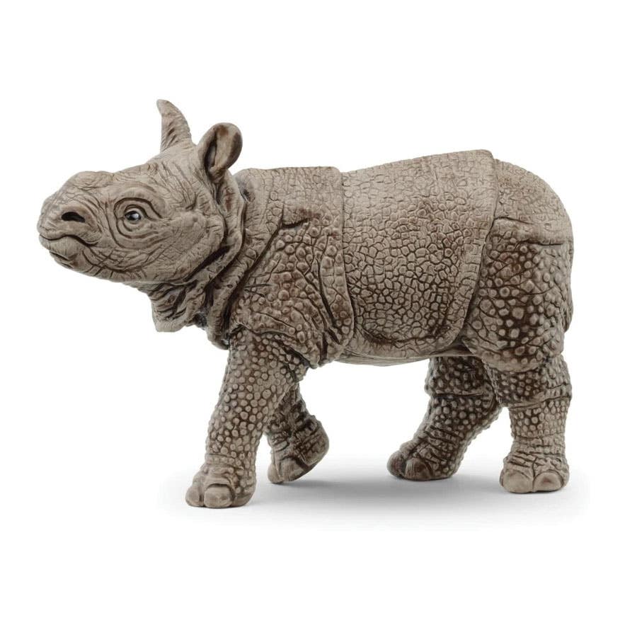 Schleich Indian Baby Rhinocerous Animal Toy