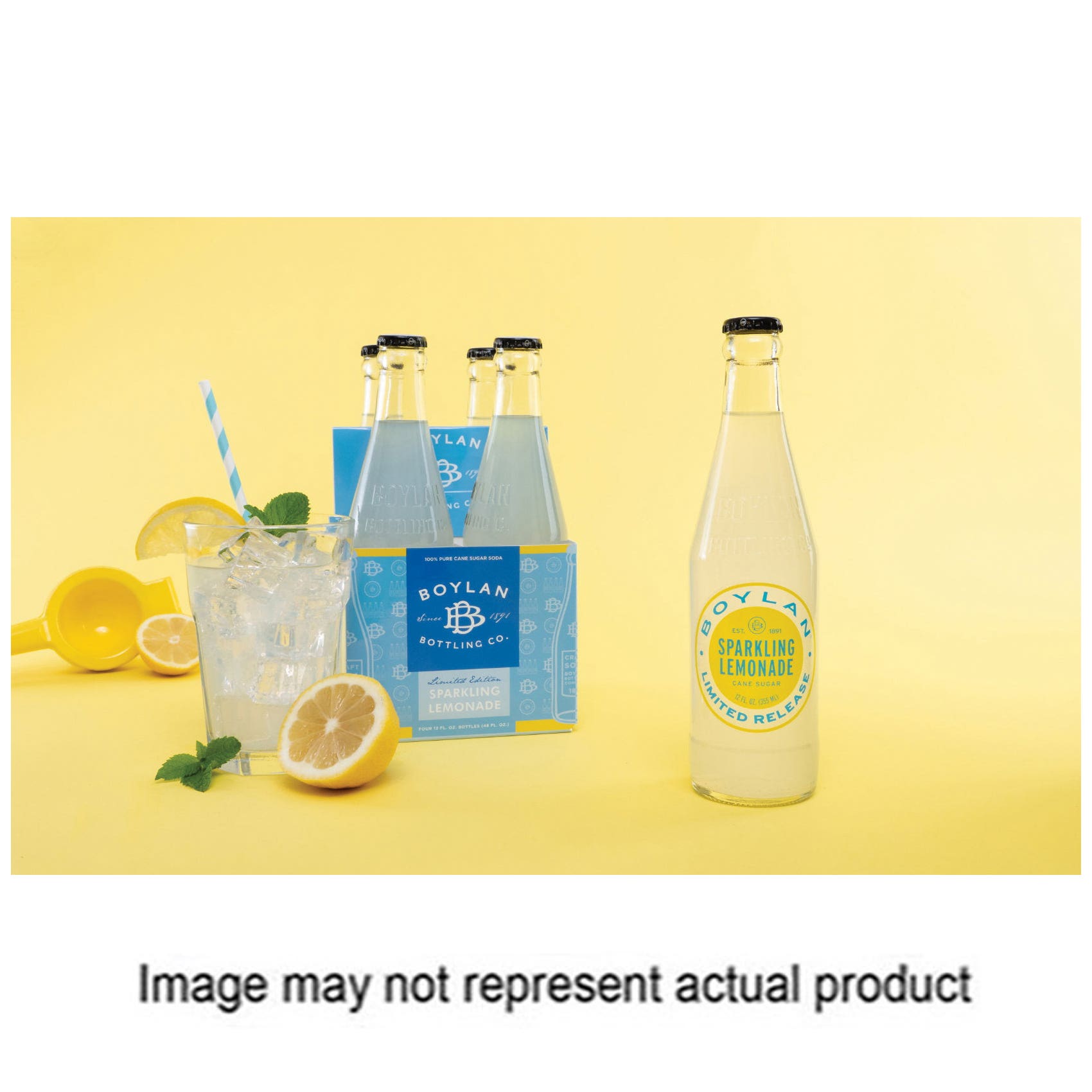 Boylan Bottling Sparkling Lemonade Soda, 12 oz