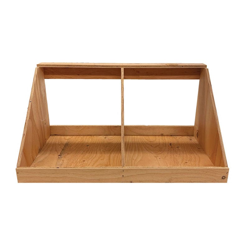 Harvest Lane Honey Double Chicken Nesting Box, 11-3/4 in H, 23-1/4 in W, Plywood