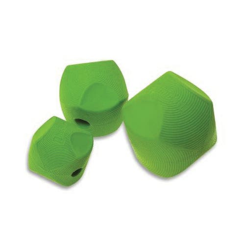 Chuckit! Dog Toy, S, Erratic Ball, Rubber, Green