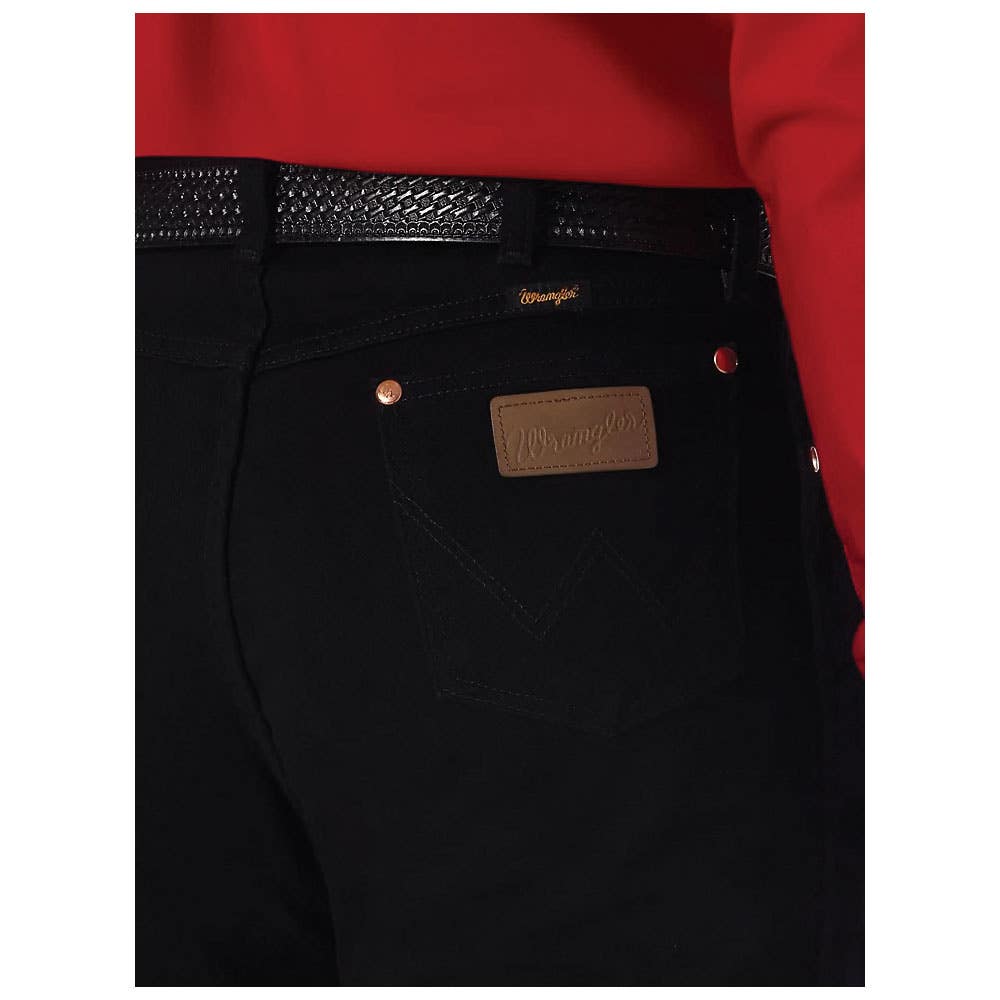 Wrangler Cowboy Cut Series Jeans, 29 in, 30 in L Inseam, Shadow Black, Original