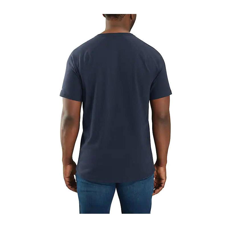 Carhartt Men's Force® Relaxed Fit Short-Sleeve Pocket T-Shirt, Basil Heather, Tall, 3XL