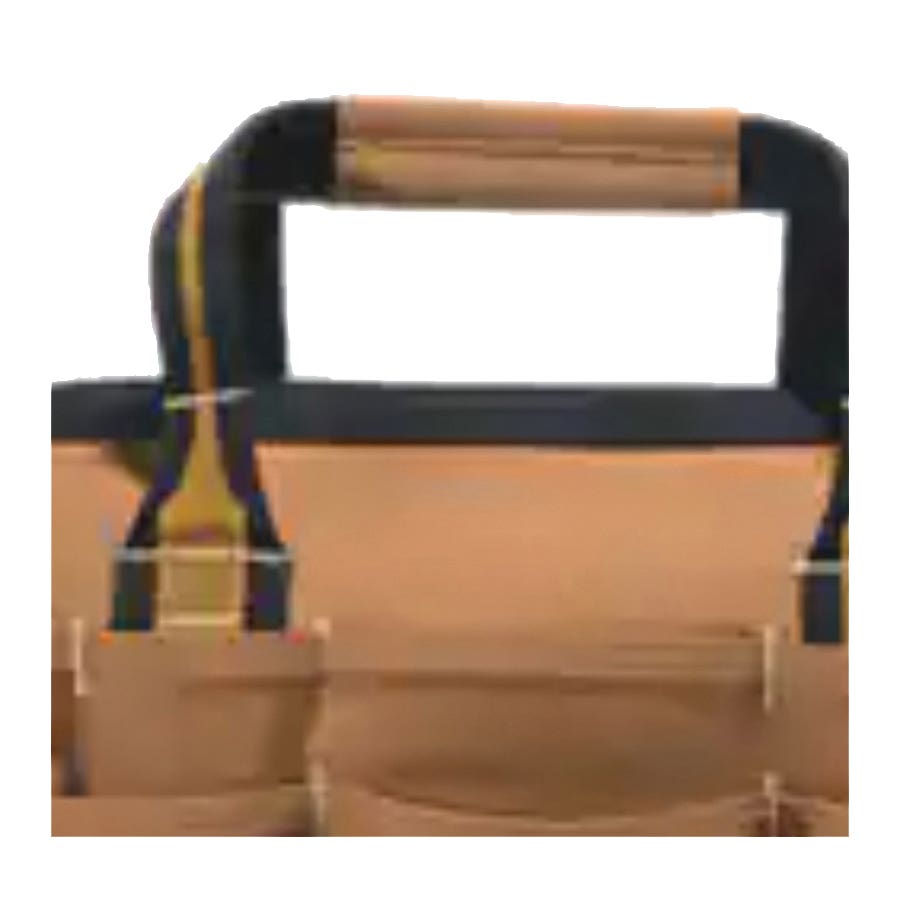 Carhartt Heavyweight Tool Bag, 14 in W, 10-1/2 in D, 9 in H, 25-Pocket, Polyester, Brown