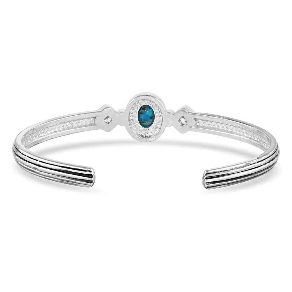 Montana Silversmiths Open Night Sky Turquoise Cuff Bracelet