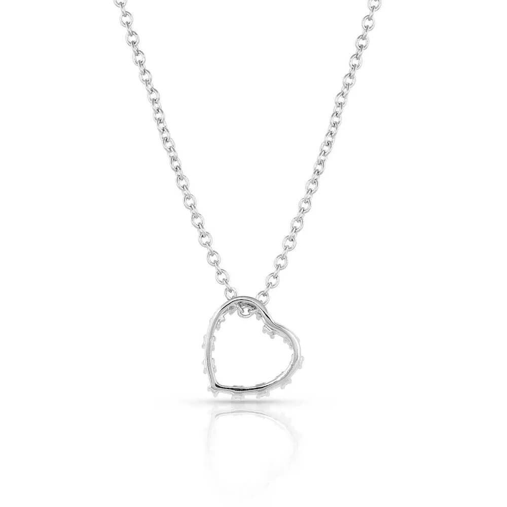 Montana Silversmiths Hanging On Heartstring Necklace
