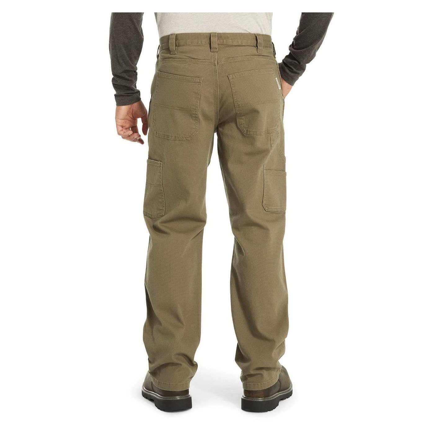Wolverine Steelhead Series Pants, 36 in, 30 in L, Gravel, Bootcut, Stretchable