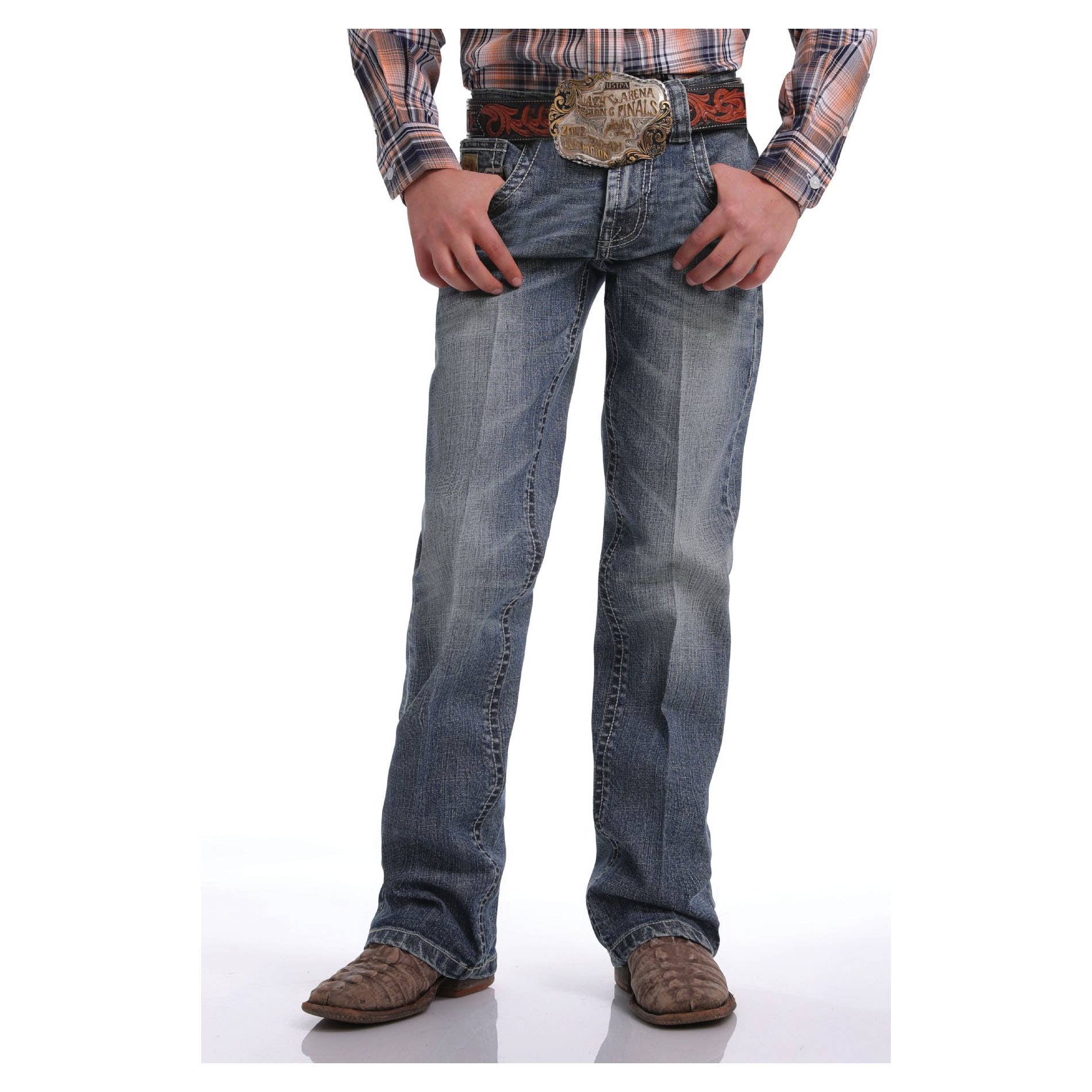 Cinch MB16781002-IND-16S Jeans, Boy's, 16, Bootcut, Slim, Stretchable