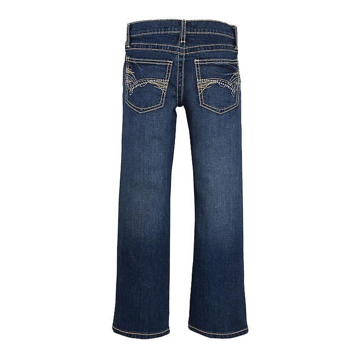 Wrangler 20X No. 42 Series 42BWXMD-18R Jeans, Boy's, 18, 30-1/2 to 32 in, Midland, Bootcut, Regular, Slim, Stretchable