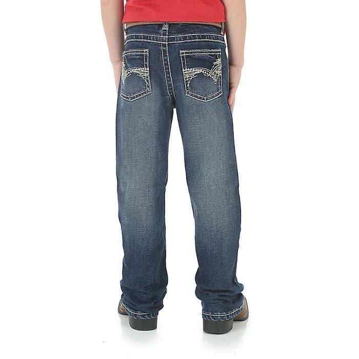 Wrangler 20X No. 42 Series 42BWXMD-18R Jeans, Boy's, 18, 30-1/2 to 32 in, Midland, Bootcut, Regular, Slim, Stretchable