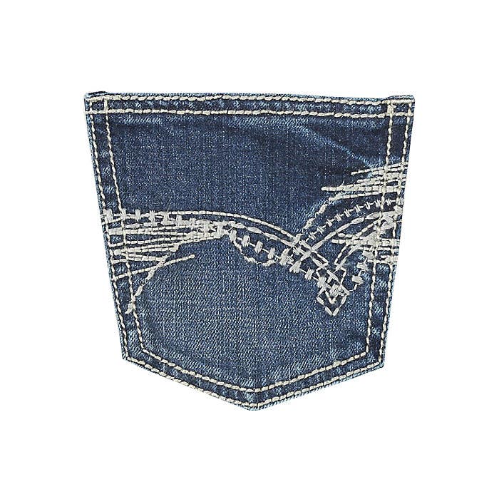 Wrangler 20X No. 42 Series 42BWXMD-18R Jeans, Boy's, 18, 30-1/2 to 32 in, Midland, Bootcut, Regular, Slim, Stretchable