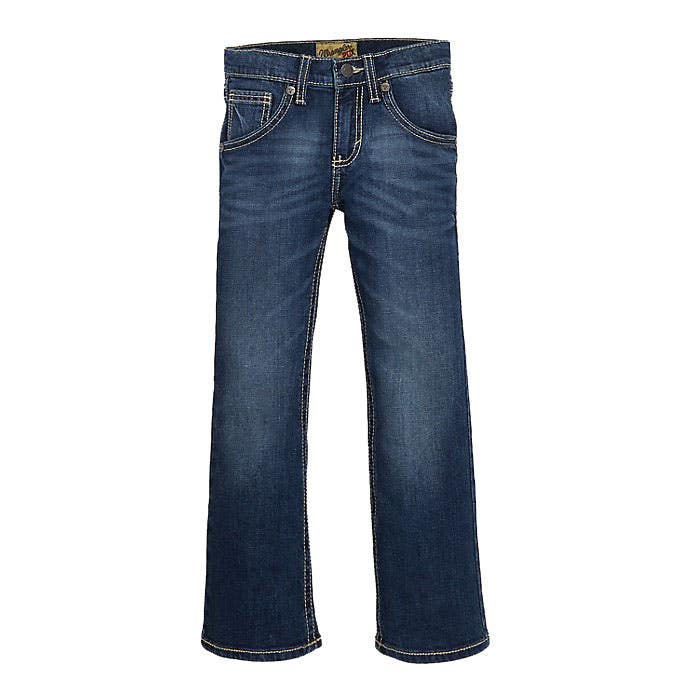 Wrangler 20X No. 42 Series 42BWXMD-18R Jeans, Boy's, 18, 30-1/2 to 32 in, Midland, Bootcut, Regular, Slim, Stretchable