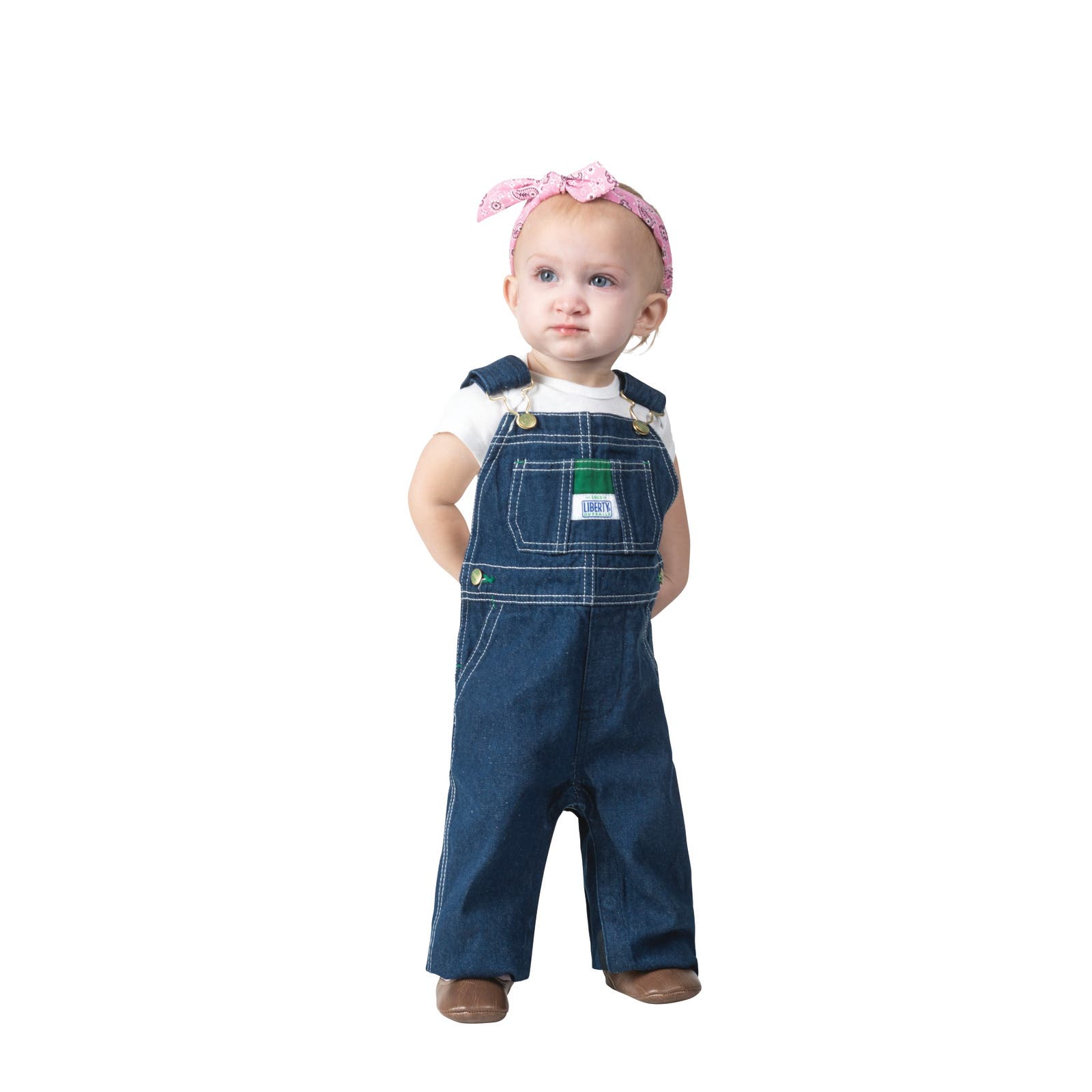 Liberty Infant Bib Overalls, 6M