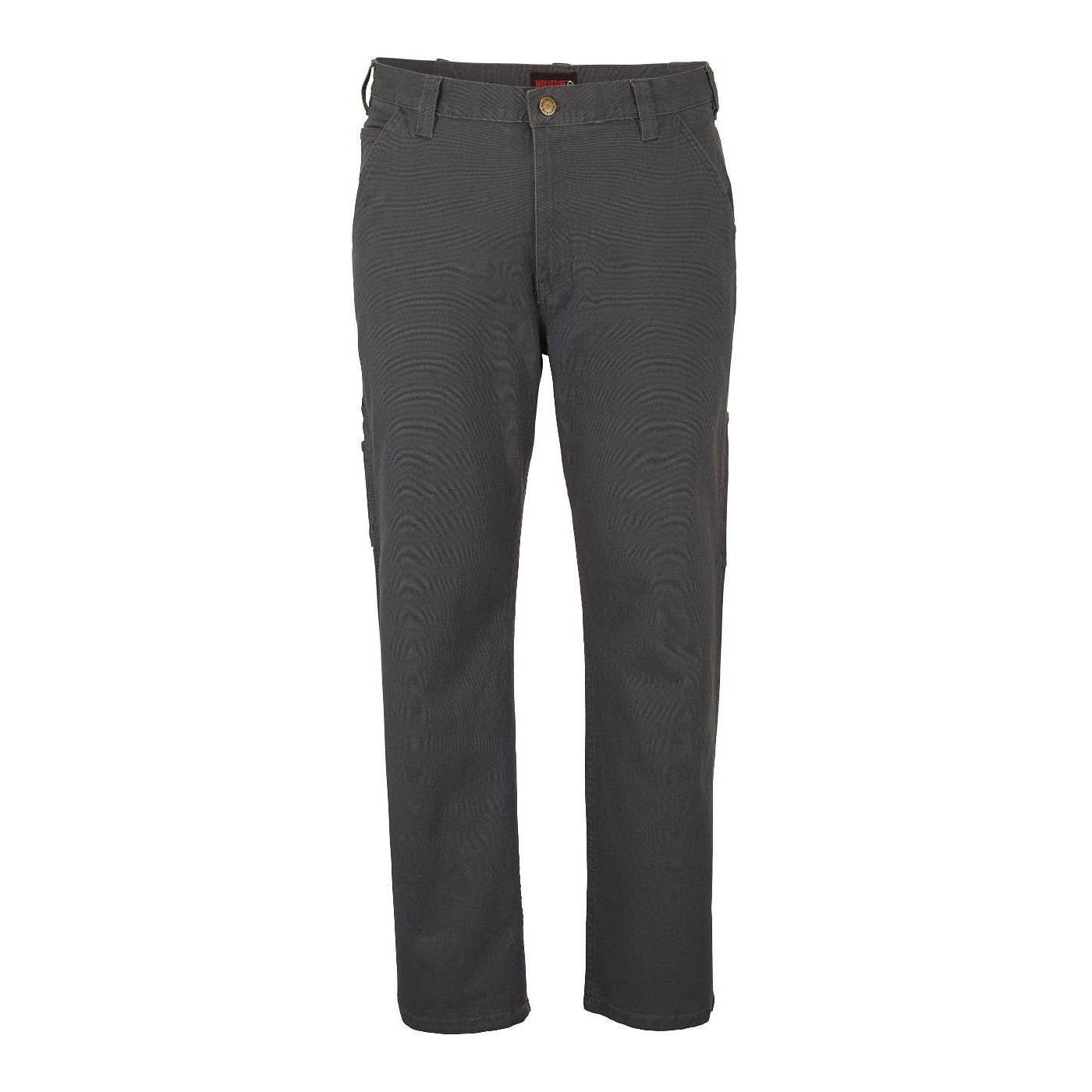 Wolverine Steelhead Series Pants, 32 in, 30 in L, Granite, Bootcut, Stretchable