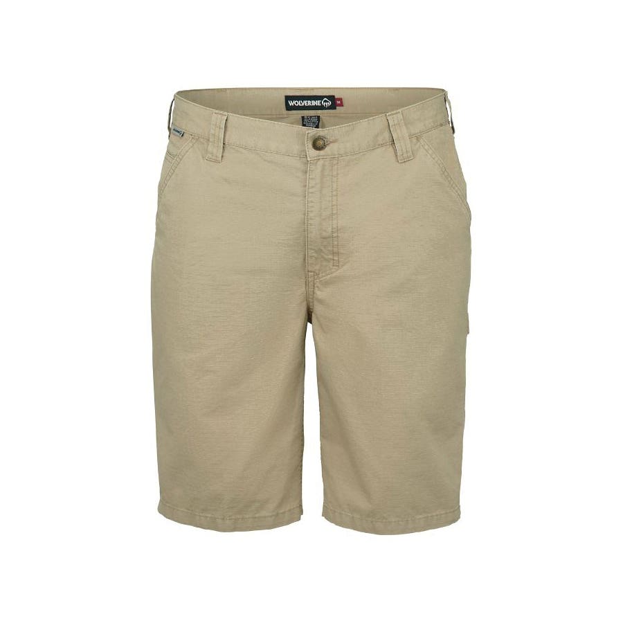 Wolverine W1205830-236-30 Eaton Shorts, 30 in, Regular, Cotton, Khaki