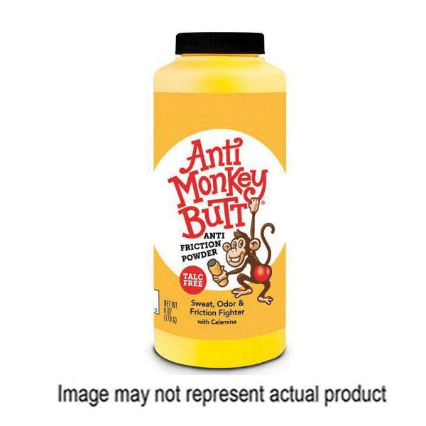 Anti Monkey Butt Regular Series Anti-Friction Powder, Powder, 8 oz Bottle