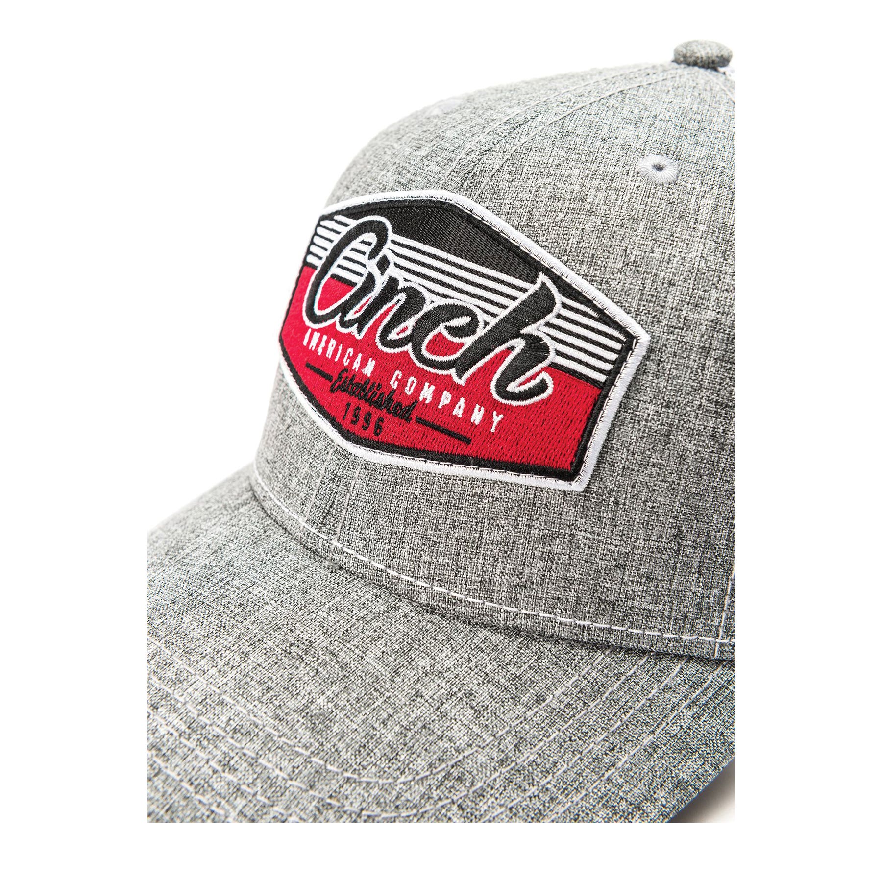 Cinch Cap, Logo Embroidery, Men's, One-Size, Gray/White