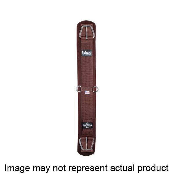 Professional's Choice Western Cinch, 28 in, Neoprene/Nylon/Stainless Steel, Brown