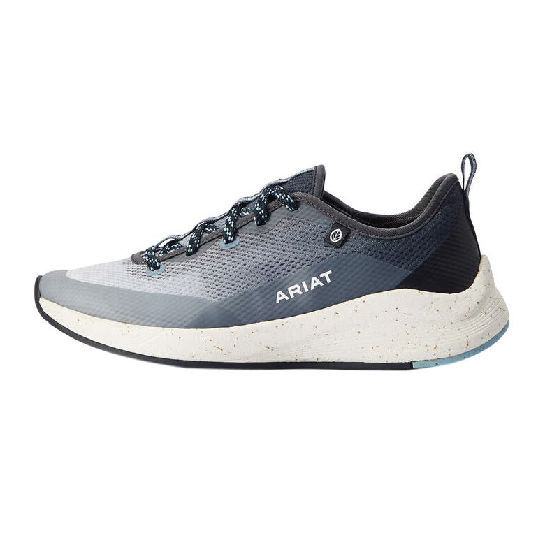 Ariat ShiftRunner Series 10042566 8.5C Safety Shoes, 8.5, C W, Smoky Gray, Polyester, Lace-Up