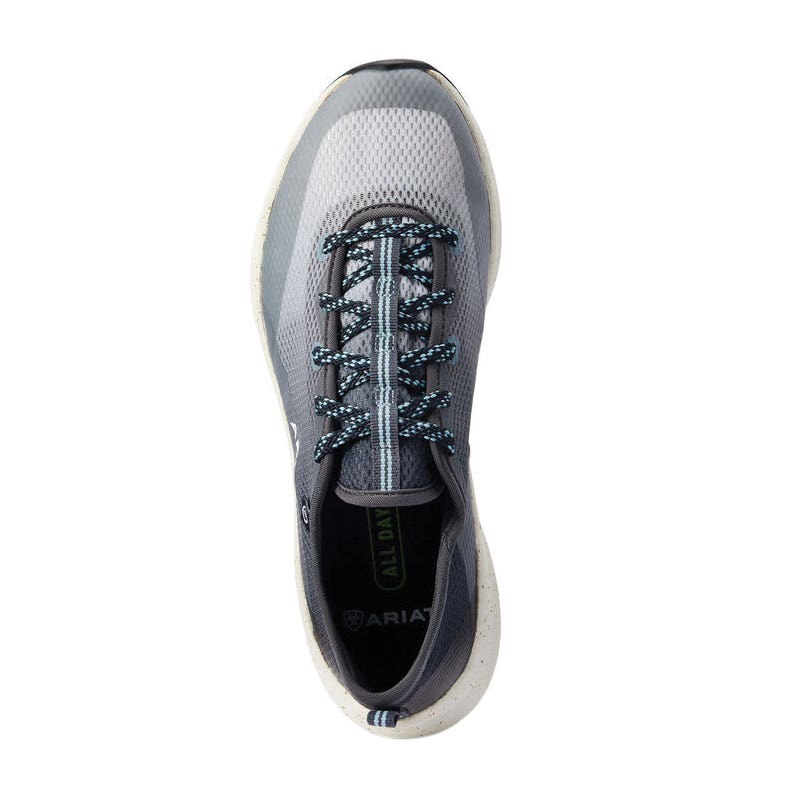 Ariat ShiftRunner Series 10042566 11B Safety Shoes, 11, B W, Smoky Gray, Polyester, Lace-Up