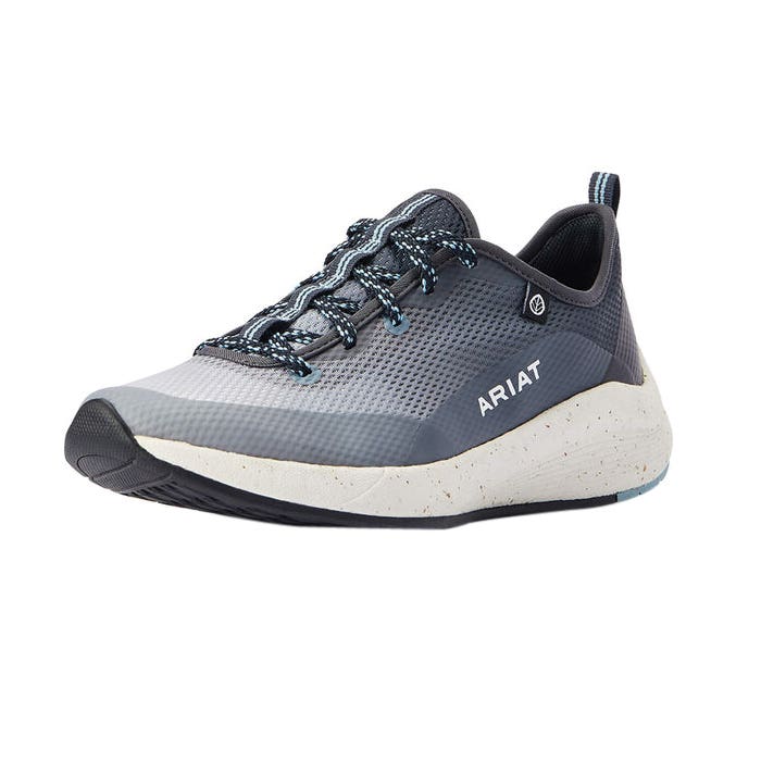 Ariat ShiftRunner Series 10042566 8.5C Safety Shoes, 8.5, C W, Smoky Gray, Polyester, Lace-Up