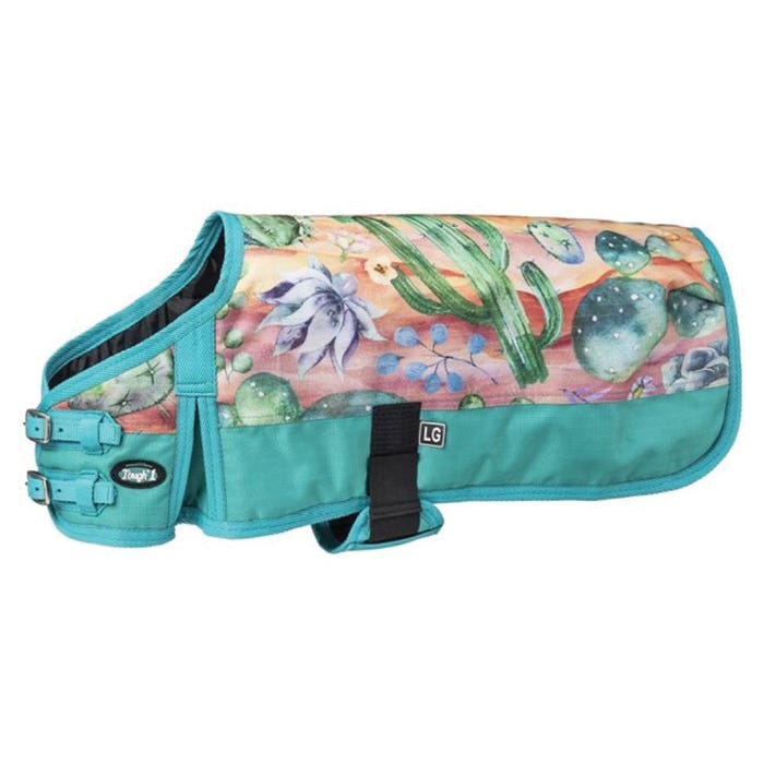 Tough 1 Dog Blanket, 10 to 12 in L, Cactus, Polyester