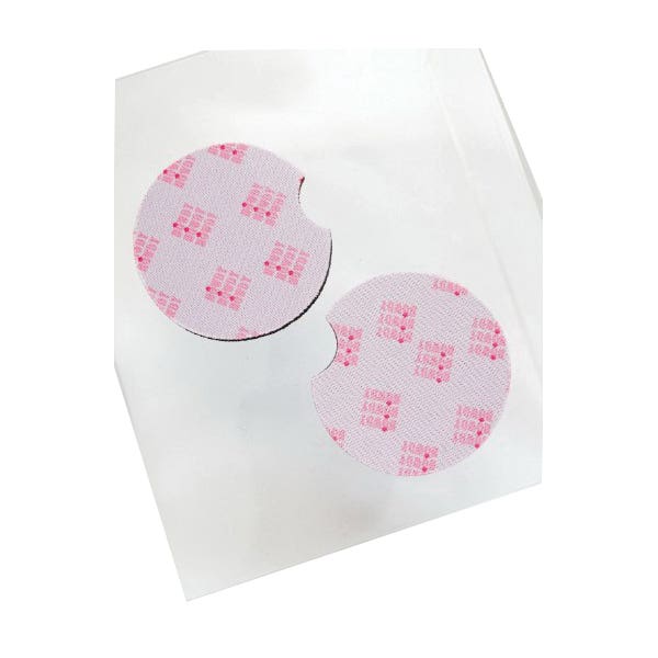 Front Porch Boutique Pink Howdy Car Coaster, 2 Pack