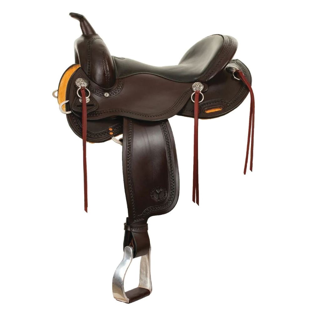 Circle Y Green Valley Trail Series Saddle, 17 In.