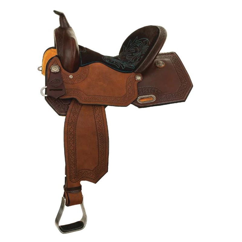 High Horse Windcrest Barrel Series Saddle, 13 In.