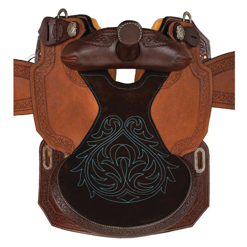 High Horse Windcrest Barrel Series Saddle, 14-1/2 In.