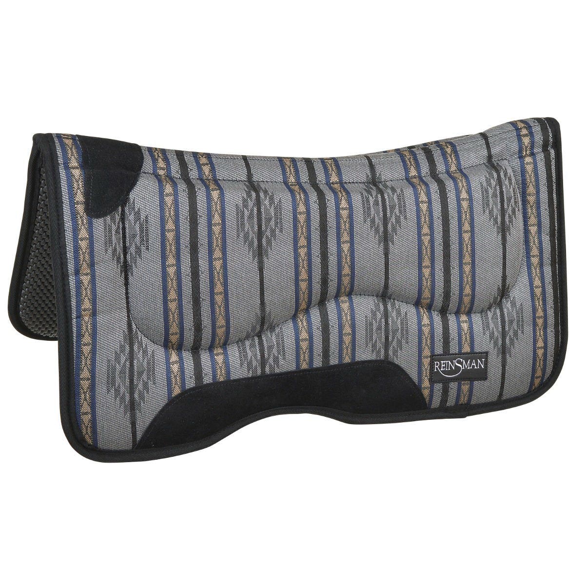 Reinsman M2 Lite Series Square Contour Pad, Horse, 1 in Thick, Bronco Pewter Gray