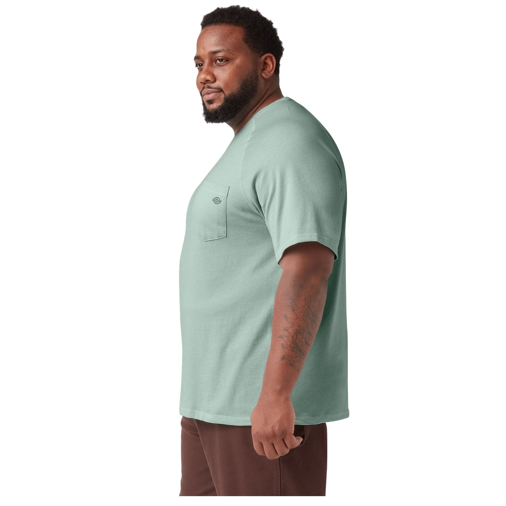 Dickies Men's Temp-iQ Series Cooling Short Sleeve Pocket T-Shirt, Surf Spray, M