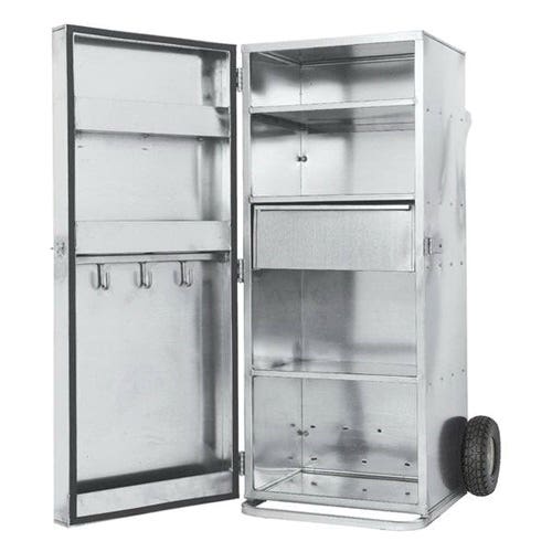 Weaver Livestock Single Door Galvanized Showbox, Steel, 24 in W, 58-1/2 in H, 24 in D