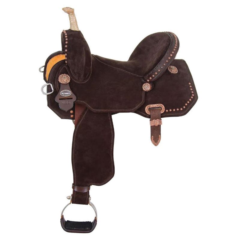 Josey-Mitchell Lightweight Lightspeed Barrel Saddle, 14-1/2 In., Wide