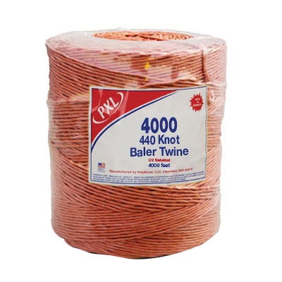 PXL 4000FT440BNS Wire Replacement Baler Twine, 4000 ft L, 440 lb Working Load