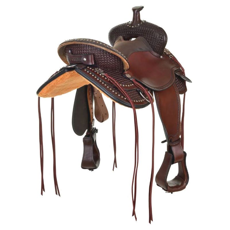 Circle Y Reno Flex2 Trail Series Saddle, 15 In., Full-Quarter Bar