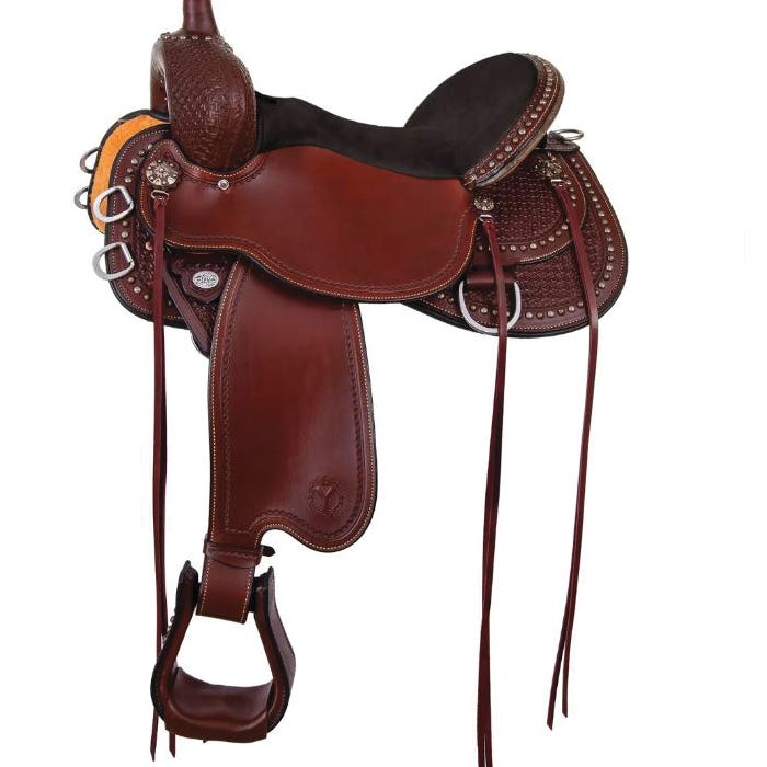 Circle Y Reno Flex2 Trail Series Saddle, 15 In., Full-Quarter Bar