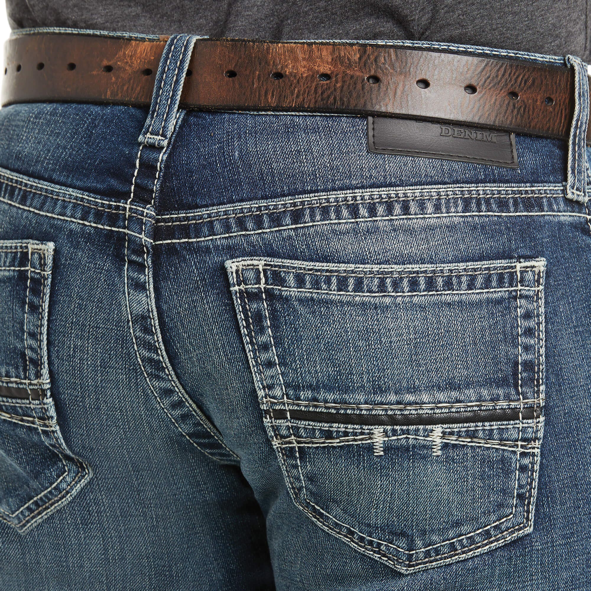 Ariat Coltrane M7 Rocker Series Stackable Jeans, 31 in, 34 in L, Silverton, Slim, Stretchable