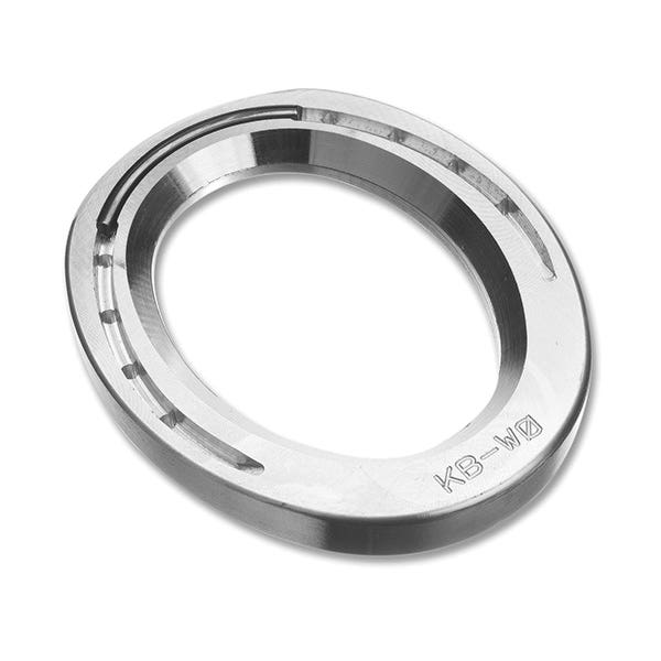 KB 3 Degree Eggbar Aluminum Horseshoe Size 2, 0.4 in