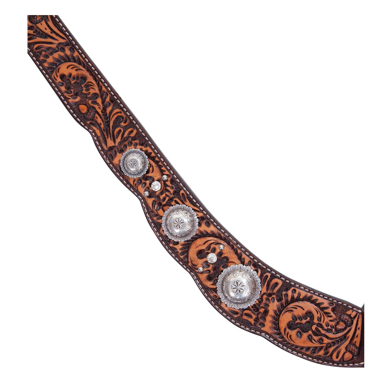 Reinsman Sharon Camarillo Series Acorn Oak Breast Collar, Copper/Stainless Steel, Vintage