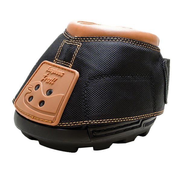 EasyCare Inc Hoof Boots, #8, Cordura Fabric/Leather/Polyurethane, Black
