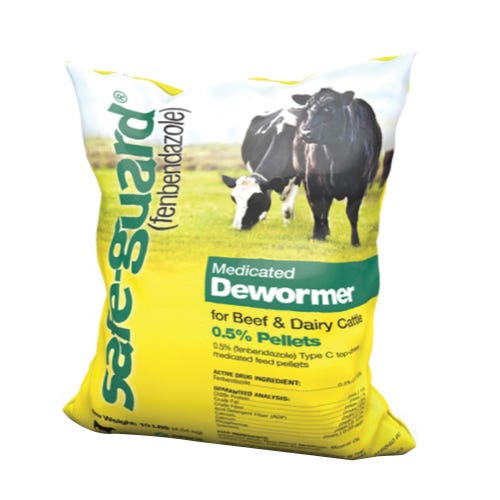 Safe-Guard Dewormer, Pet Treated: Cattle, 10 lb, Bag