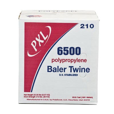 PXL 6500FT210BNS Wire Replacement Baler Twine, 6500 ft L, 210 lb Working Load, 1/CT