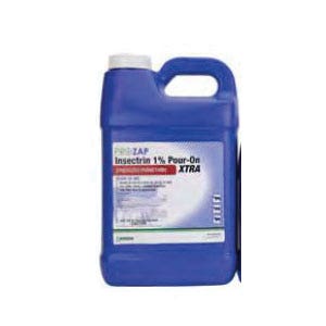 Prozap Insectrin 1517010 Insecticide, Liquid, Clear/Light Yellow, 1 gal