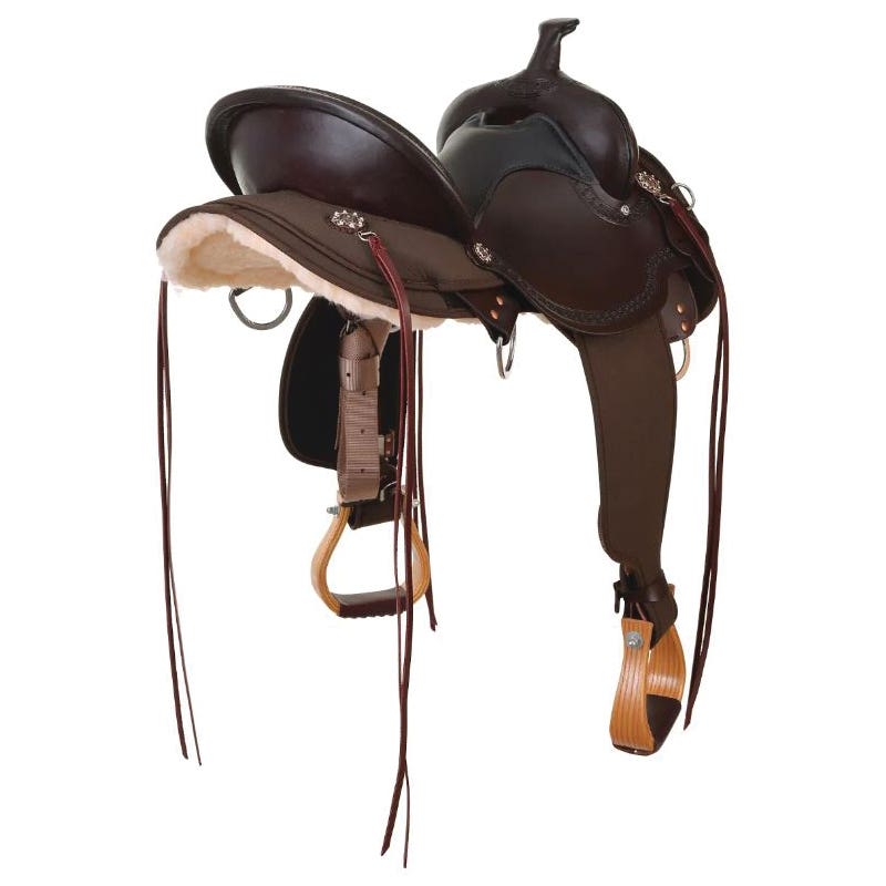 High Horse Rosebud Cordura Trail Series Saddle, 15 In.
