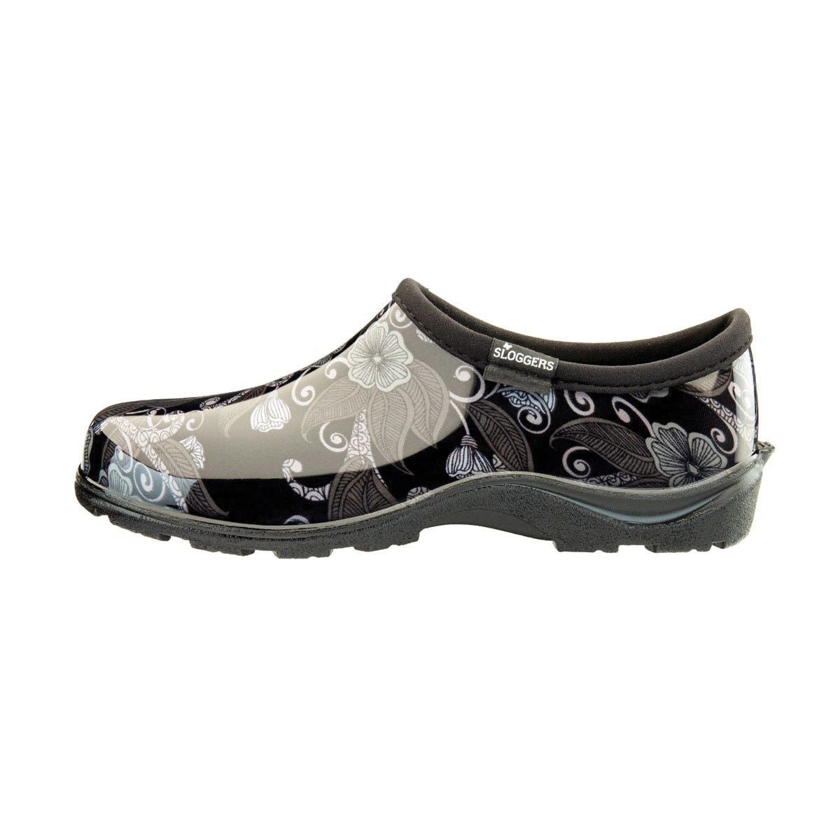 Sloggers Shoes, 11, Modern Floral, Black