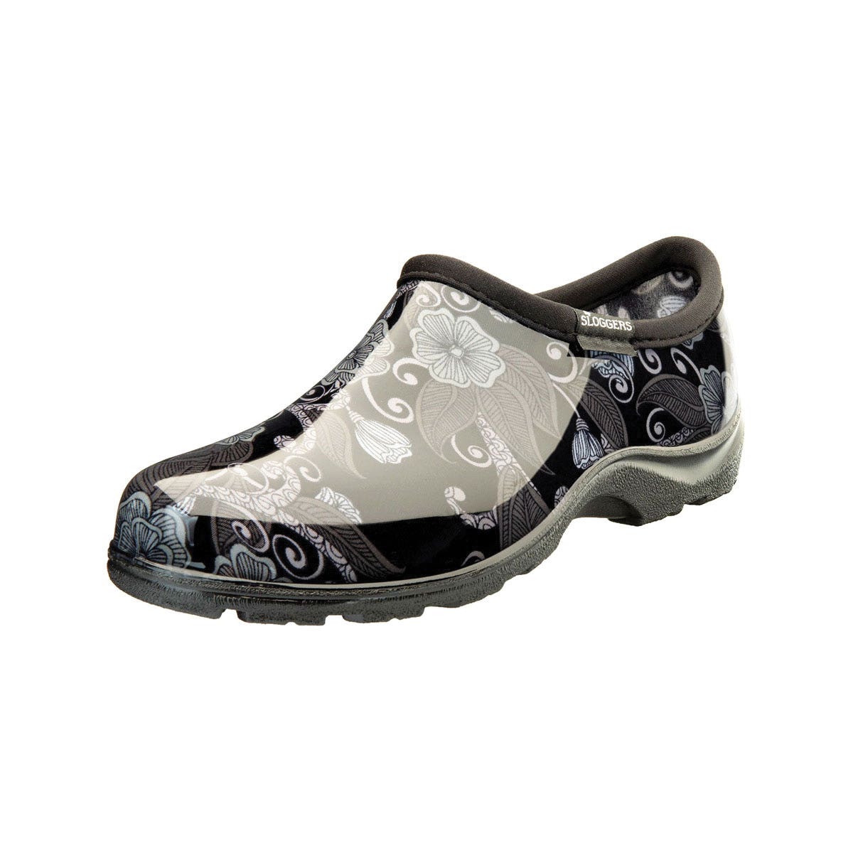 Sloggers Shoes, 11, Modern Floral, Black