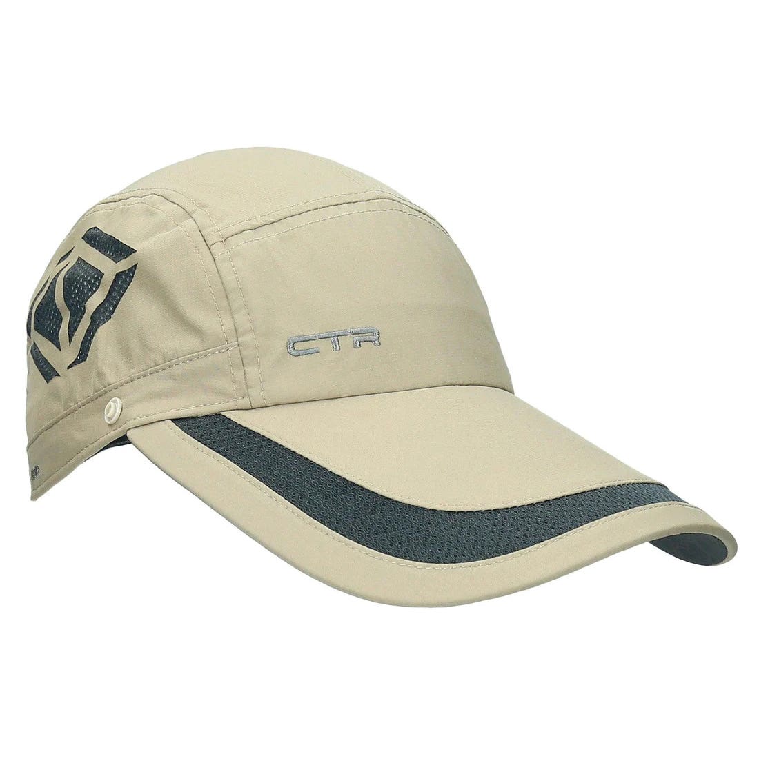 Chaos Headwear/CTR Nomad Sail Cap, S/M, Polyester, Khaki