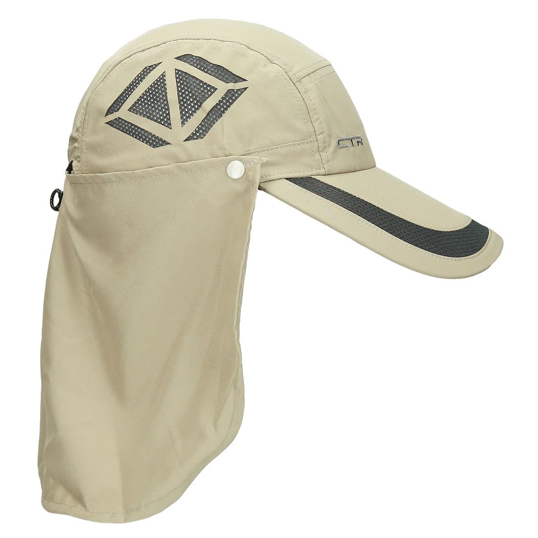 Chaos Headwear/CTR Nomad Sail Cap, S/M, Polyester, Khaki